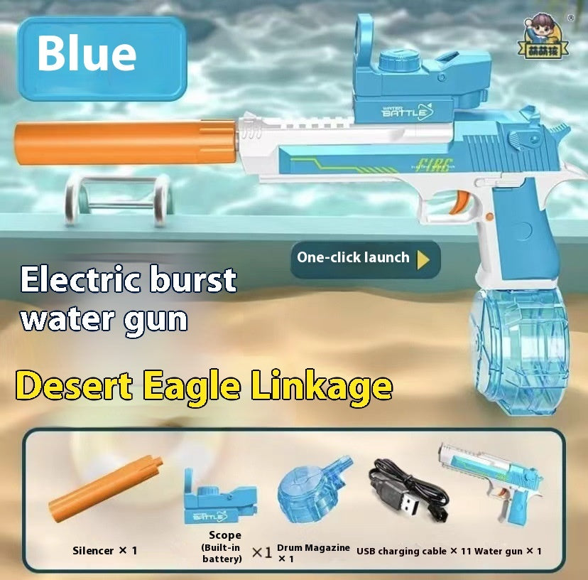 New Fire Light Effect Electric Water Gun - LJ Enterprise